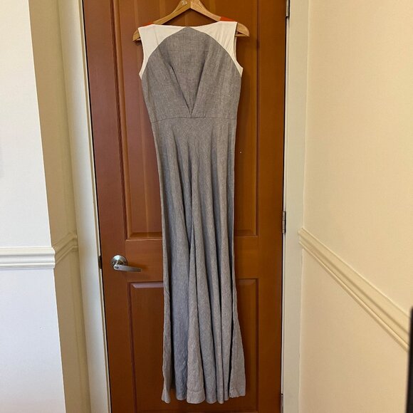 ELIZA FAULKNER | Linen floor length dress - Picture 1 of 5